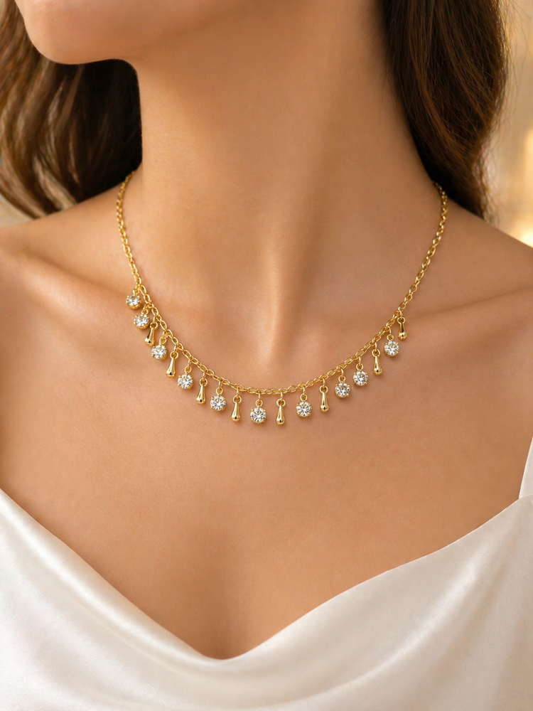 Damla ModeL Sallantılı KoLye