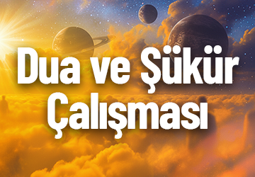 Dua ve Şükür Çalışması