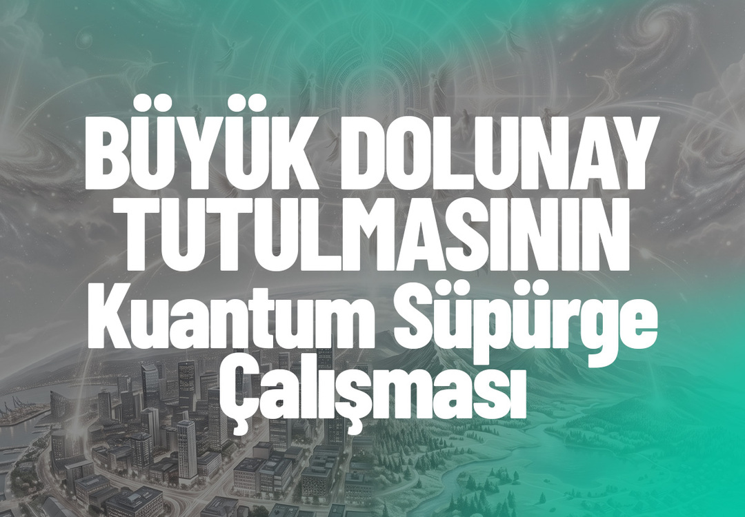 BÜYÜK DOLUNAY TUTULMASI KUANTUM SÜPÜRGE ÇALIŞMASI