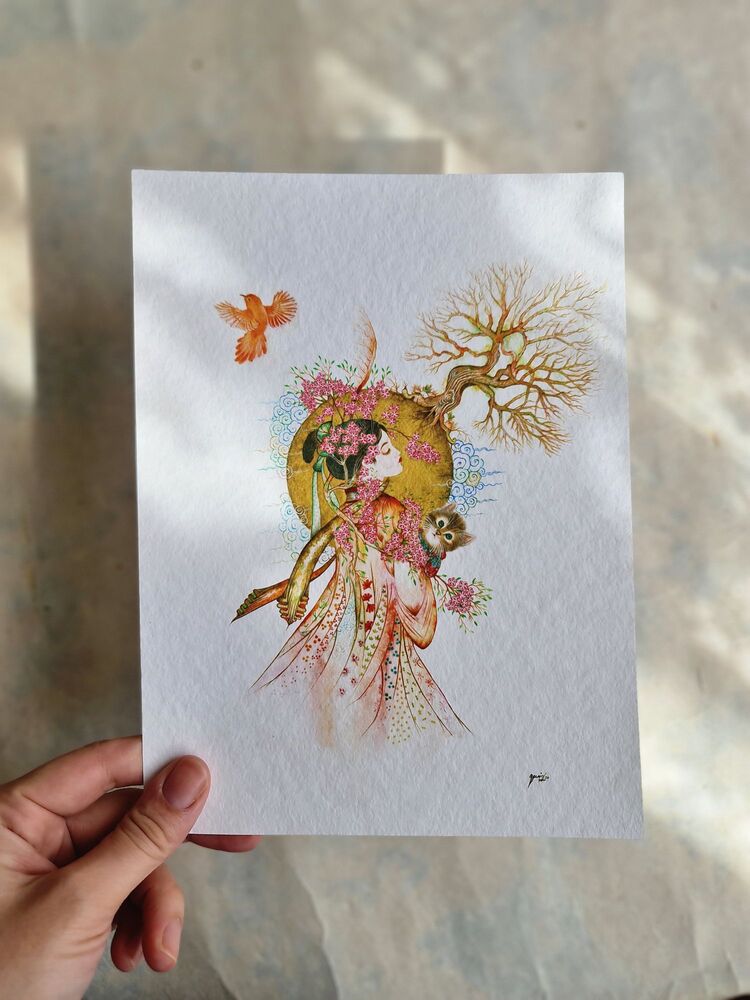 Rüya Minyatür Tablo (Fineart)