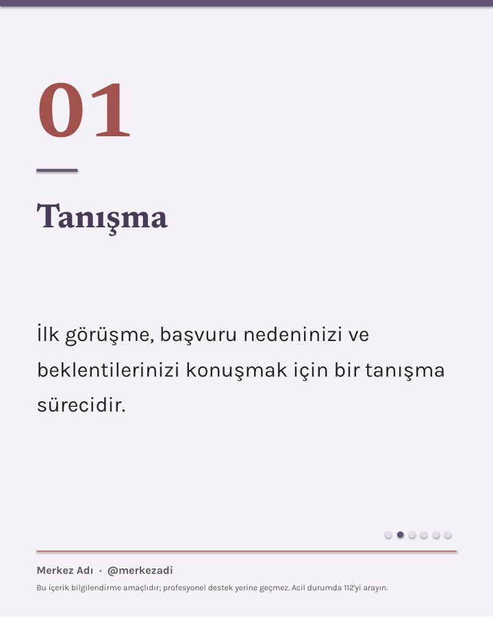Mendo Sosyal Medya Kiti — Psikolog ve Danışmanlık Merkezi İçin 44 Instagram Tasarımı