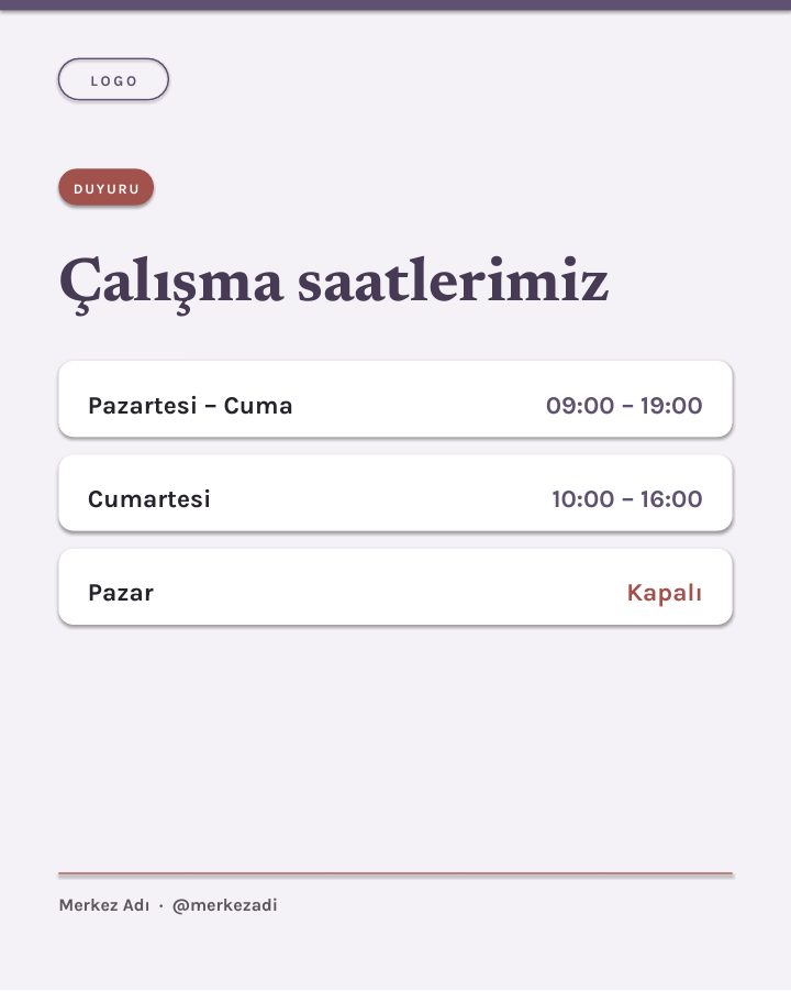 Mendo Sosyal Medya Kiti — Psikolog ve Danışmanlık Merkezi İçin 44 Instagram Tasarımı