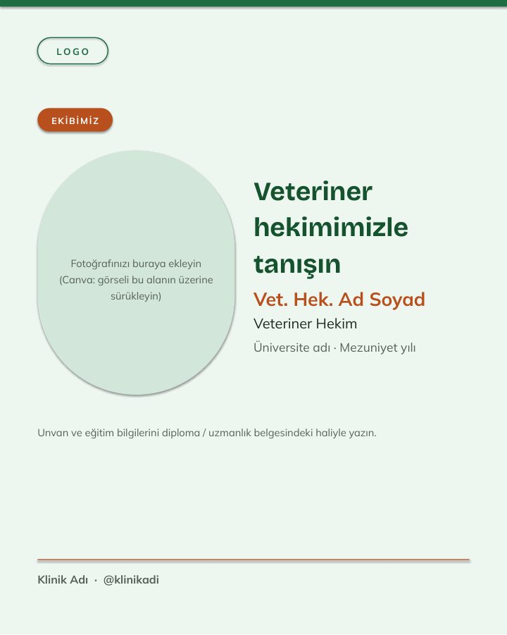 Vetta Sosyal Medya Kiti — Veteriner Kliniği İçin 44 Instagram Tasarımı