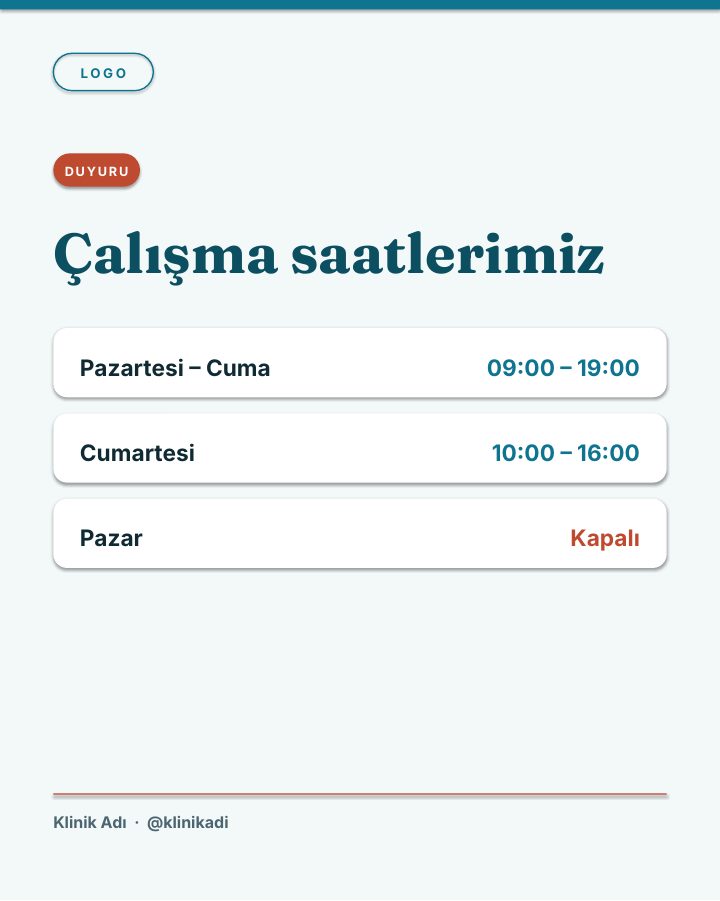 Denta Sosyal Medya Kiti — Diş Kliniği İçin 44 Instagram Tasarımı