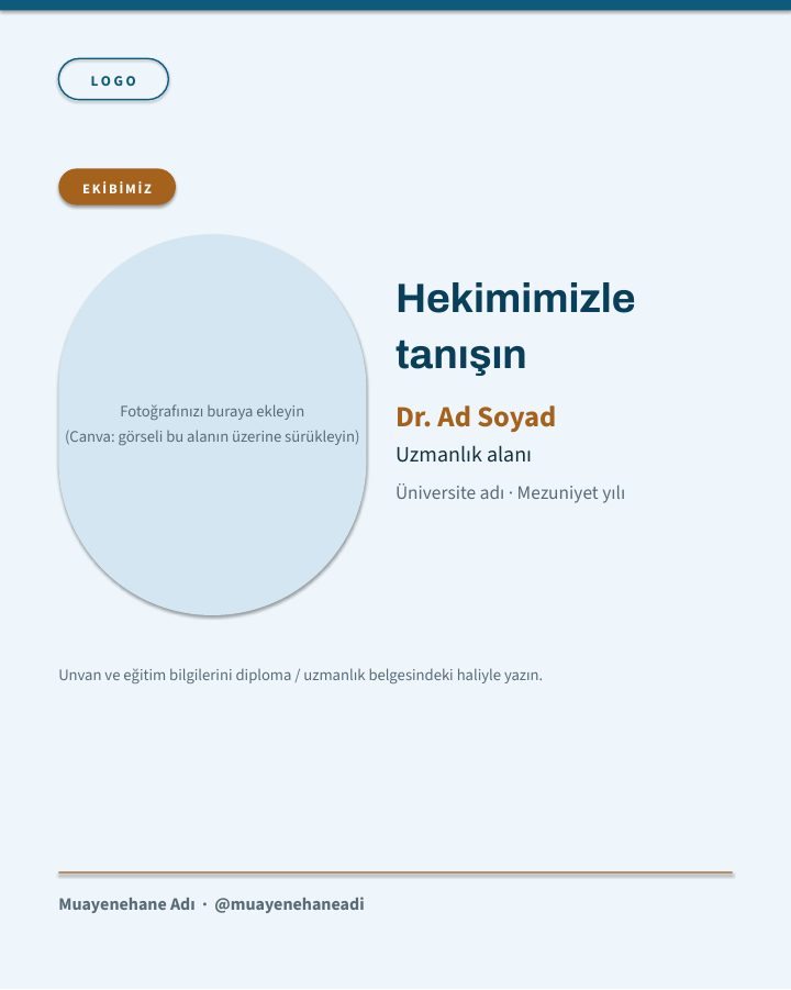 Medix Sosyal Medya Kiti — Muayenehane ve Hekimler İçin 44 Instagram Tasarımı