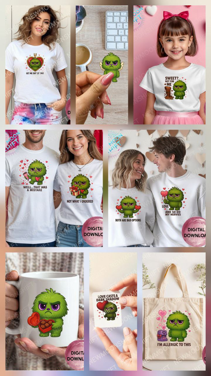 Sarcasmo - Anti Sevgililer Günü 25 PNG- (tişört, kupa, stiker baskıya hazır)