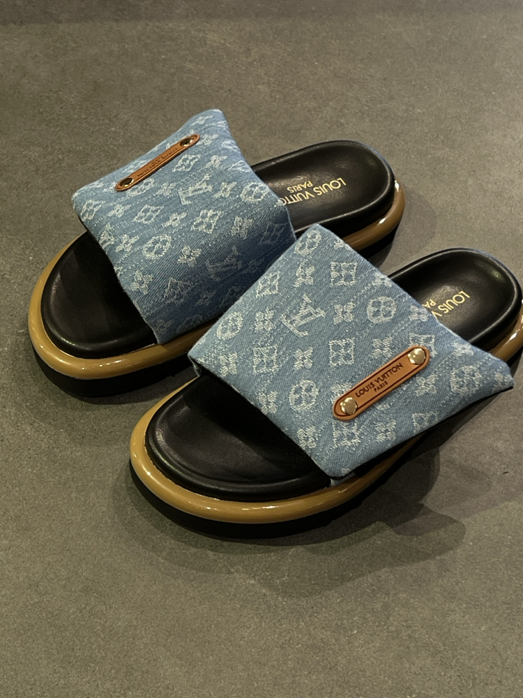 Louis Vuitton Women’s Leather Slides