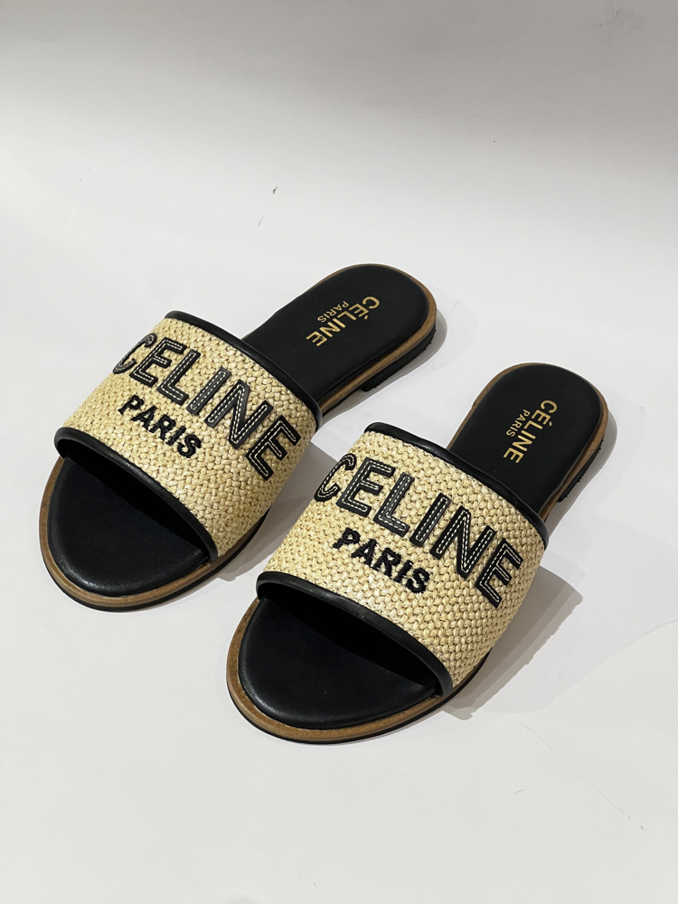 Celine Woven Women’s Slide Sandals