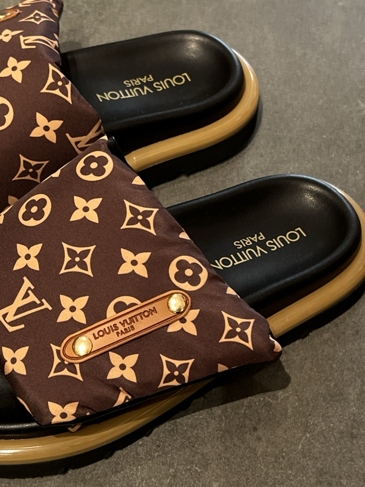 Louis Vuitton Women’s Leather Slides