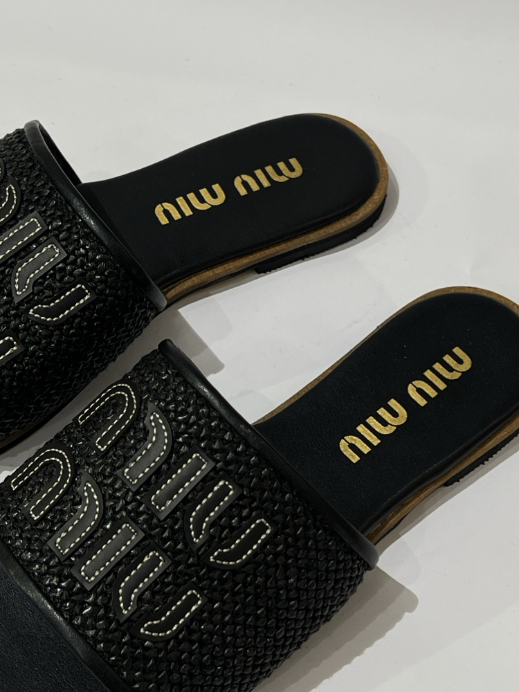 MIU MIU WOMEN’S SLIDES