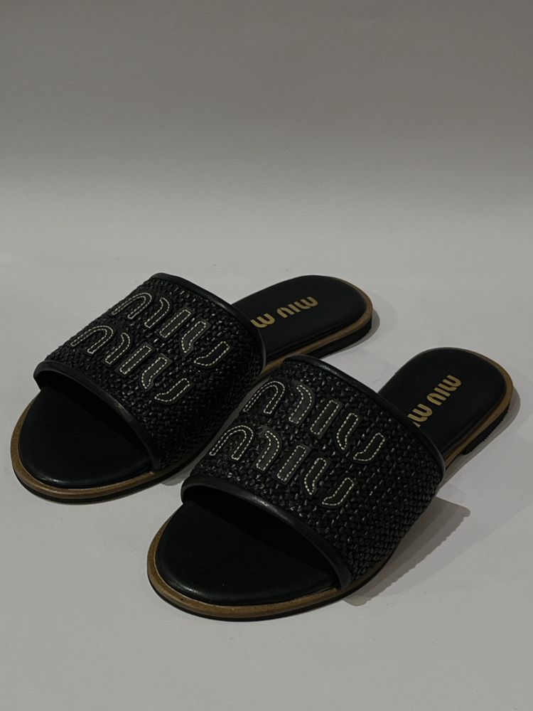 MIU MIU WOMEN’S SLIDES