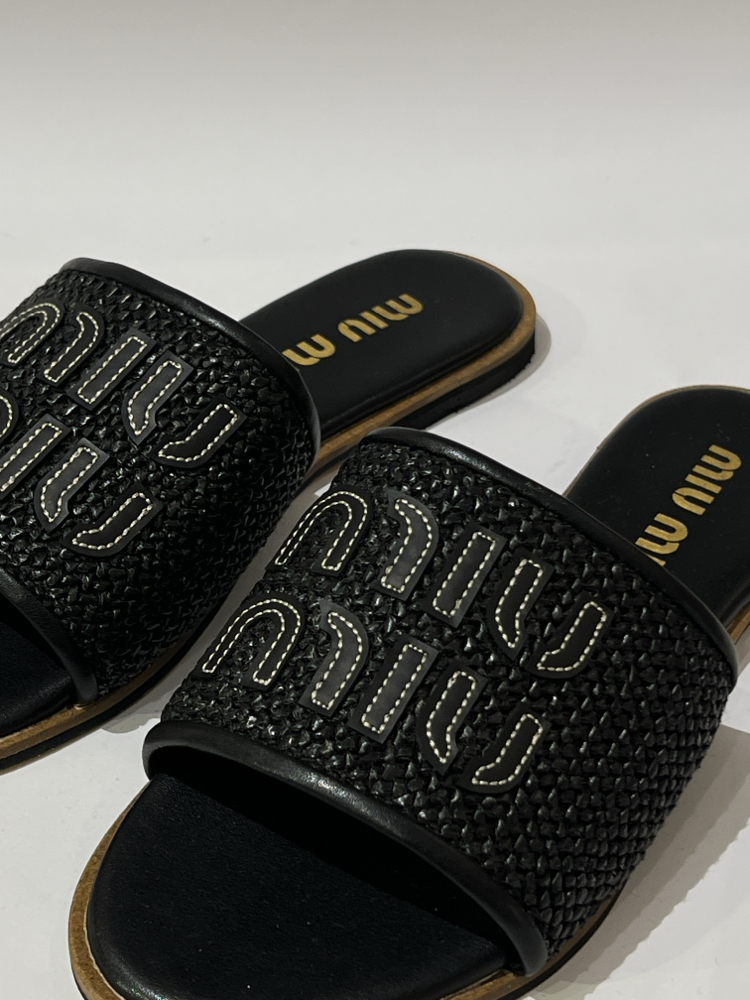 MIU MIU WOMEN’S SLIDES