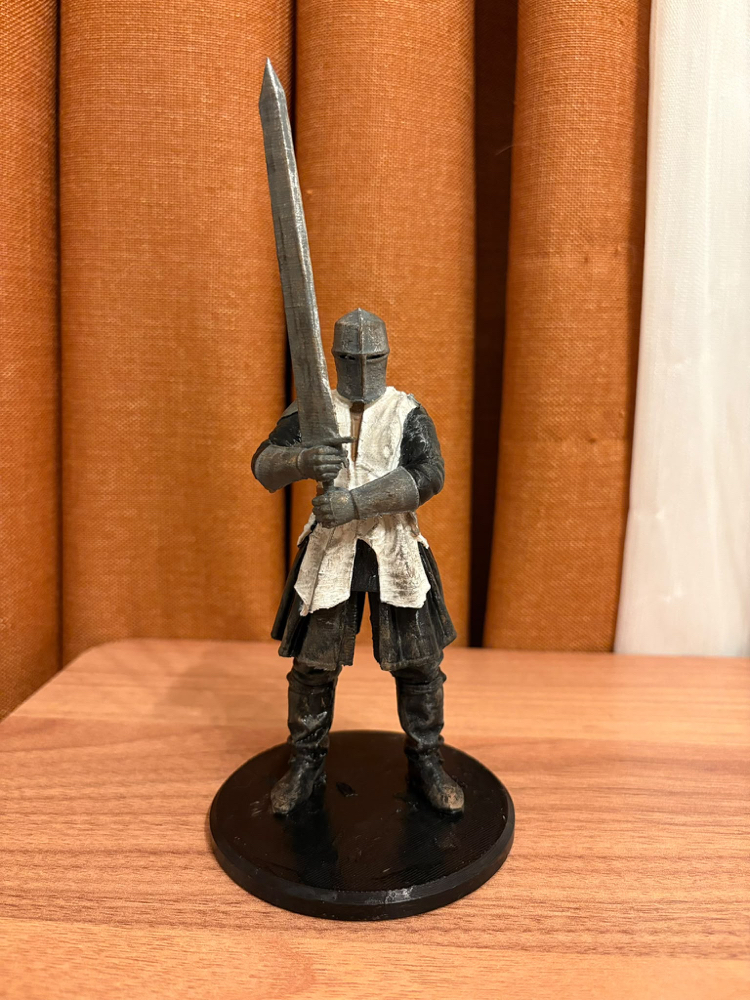Şövalye Figürü | El Boyaması 3D Baskı