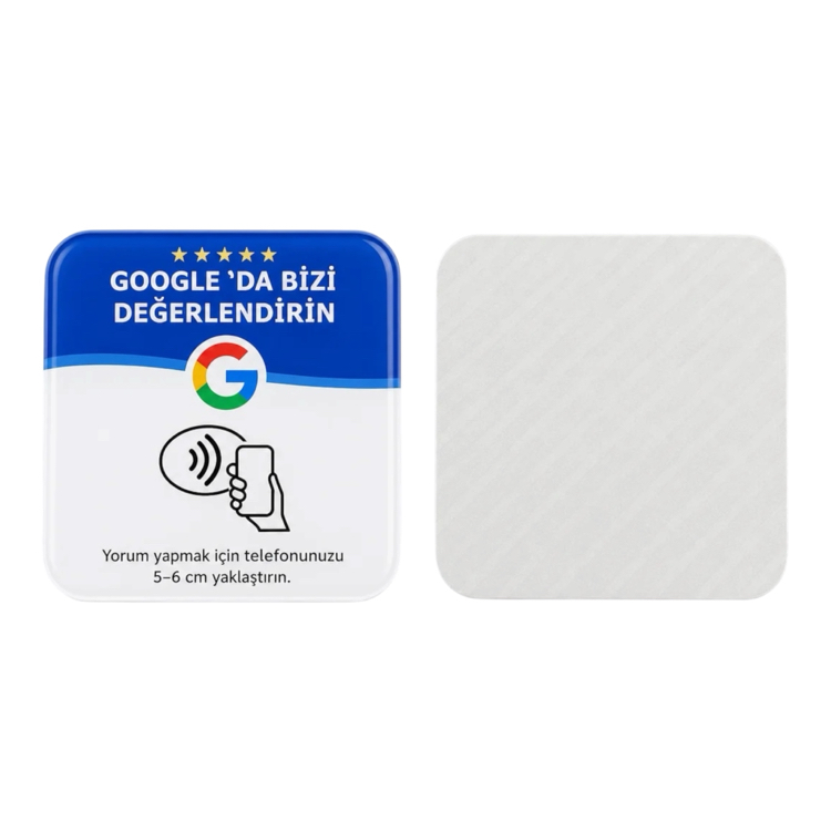 NFC Google Yorum Kartı | PVC | 20 Adet