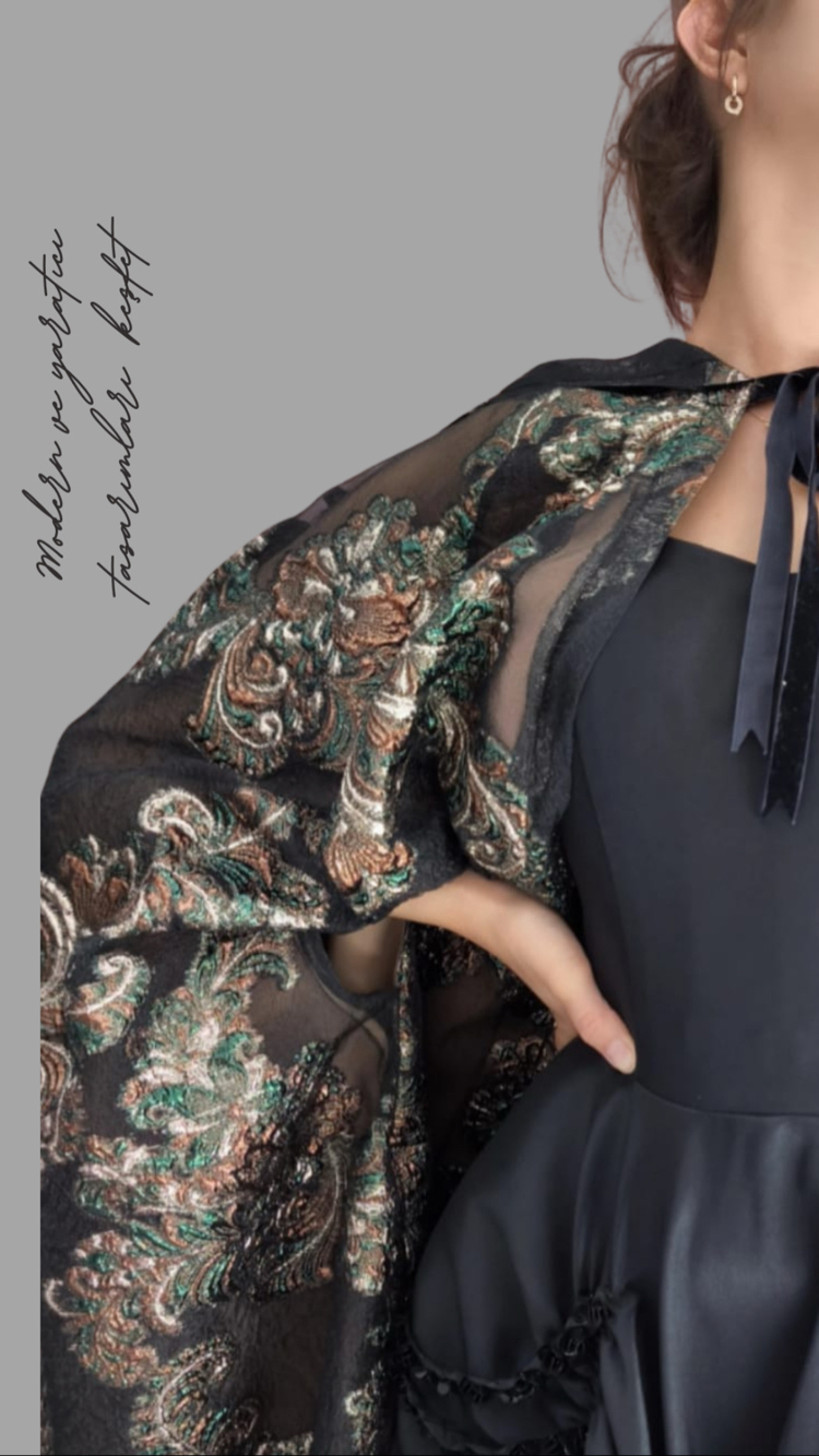 Kapşonlu Kaftan Takım