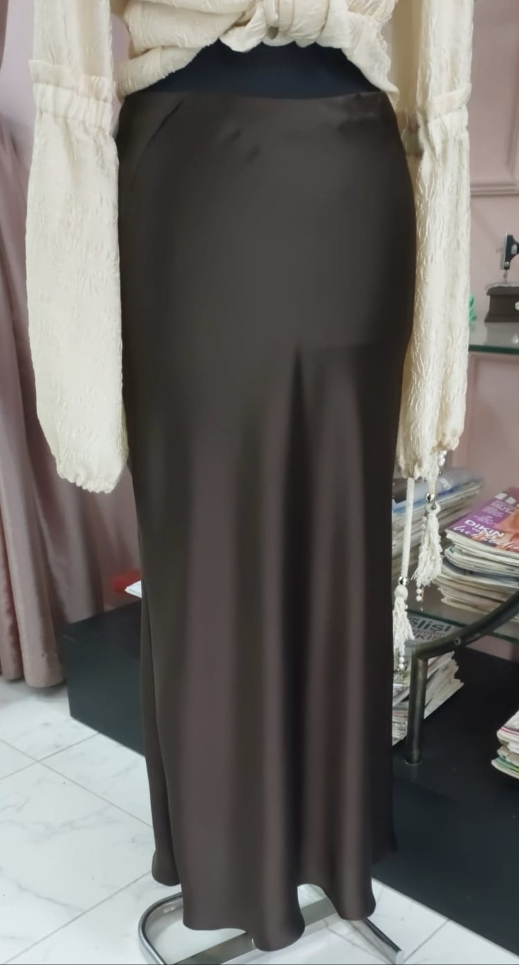 Saten Midi Etek