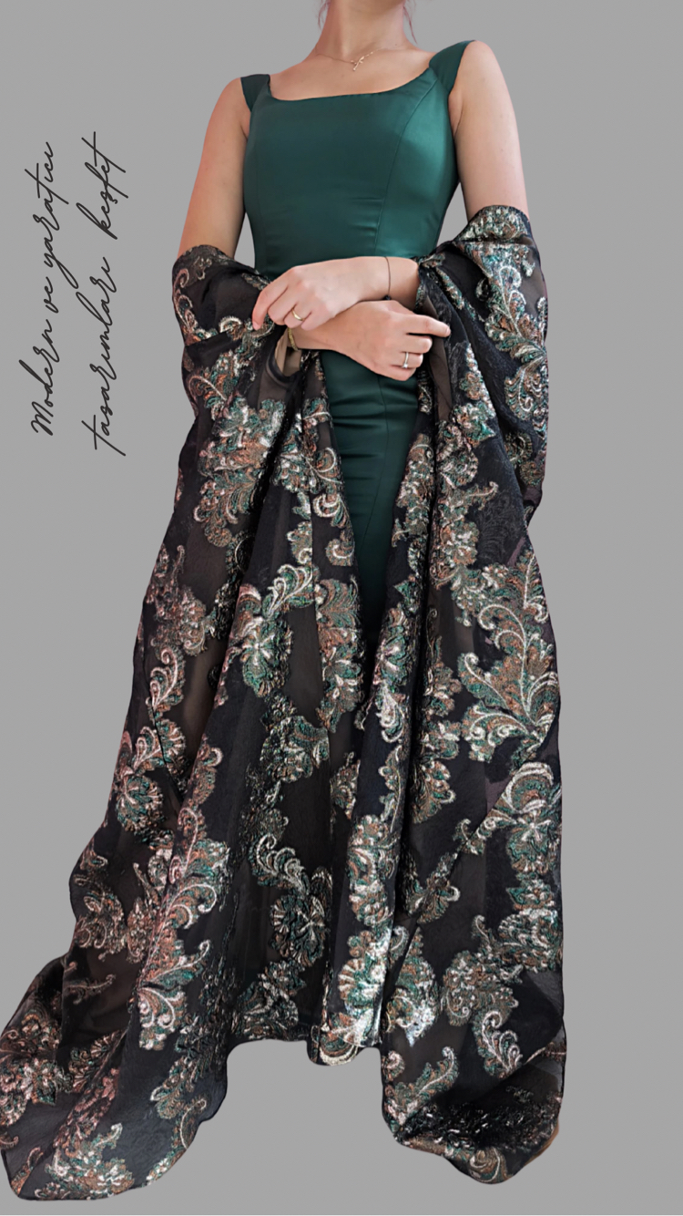 Kapşonlu Kaftan Takım