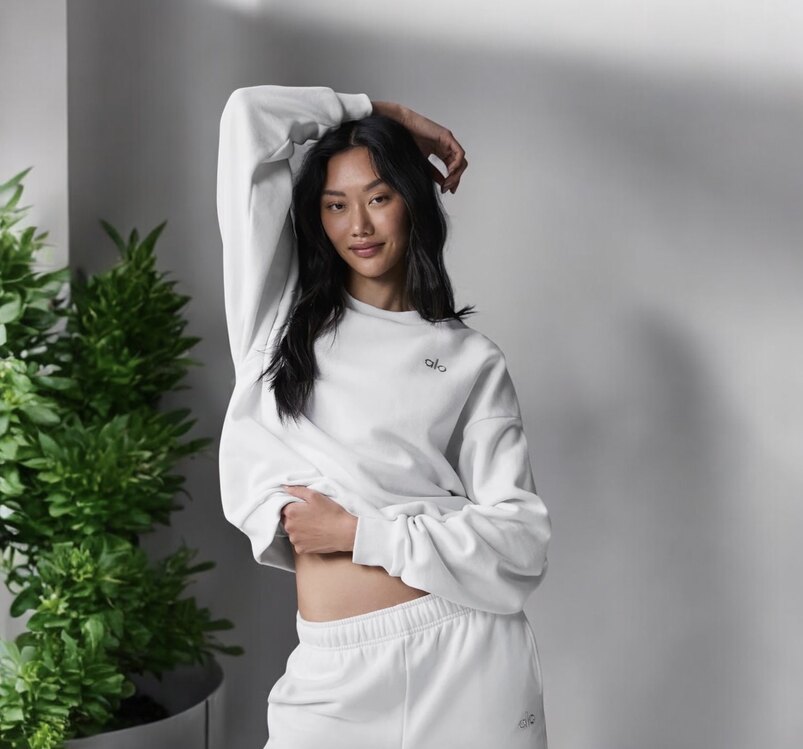 ALO YOGA OWERSİZE SWEATSHİRT