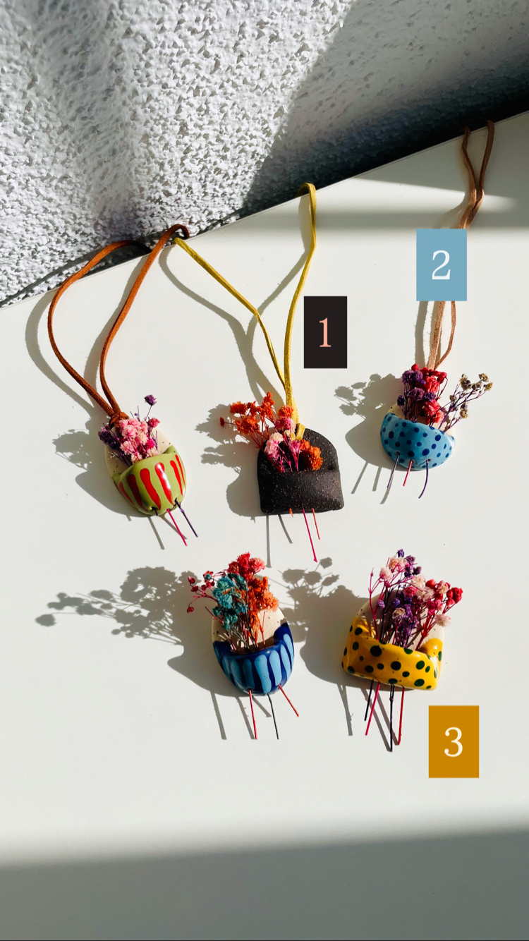 Mini Çiçek Sepetleri / 3 numaralı magnet