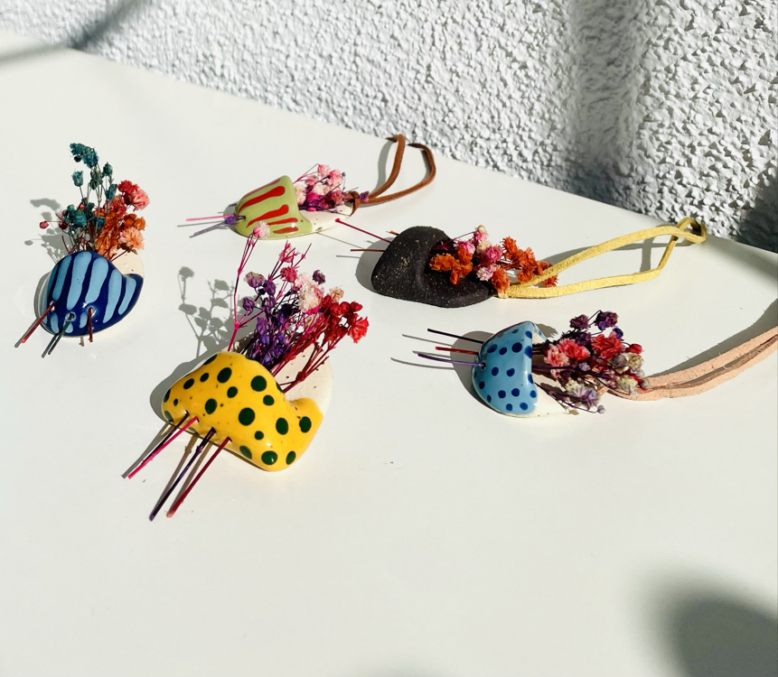 Mini Çiçek Sepetleri / 3 numaralı magnet