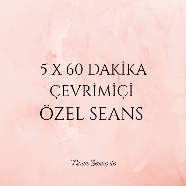 5 x 60 Dakika Çevrimiçi Seans