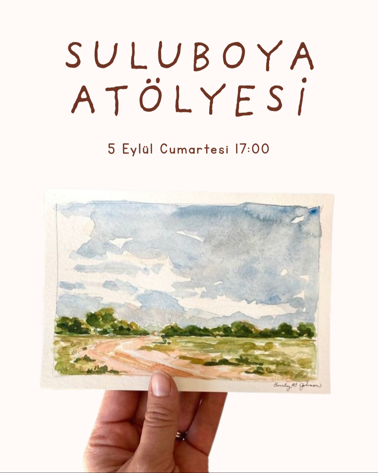 Suluboya Atölyesi 5 Eylül Cumartesi 17:00