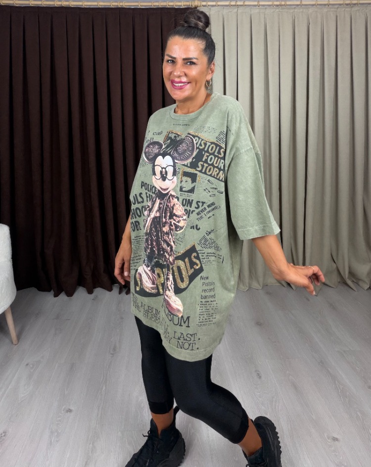 Rovin Miki T-Shirt Yeşil