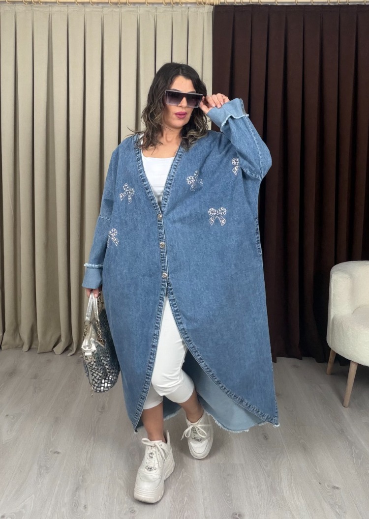 Dolares Fiyonk Denim Kap