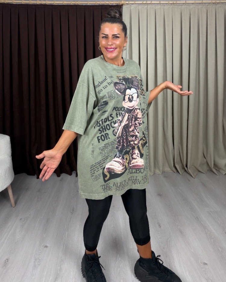 Rovin Miki T-Shirt Yeşil