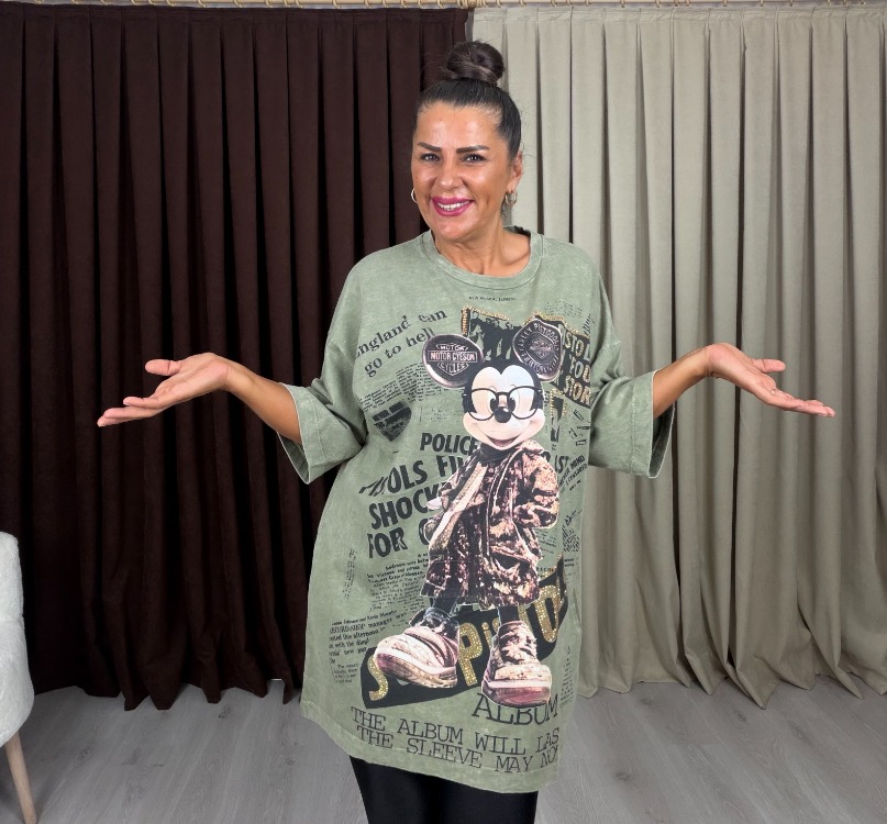 Rovin Miki T-Shirt Yeşil