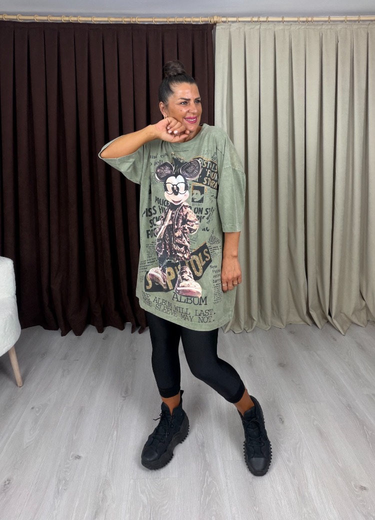 Rovin Miki T-Shirt Yeşil