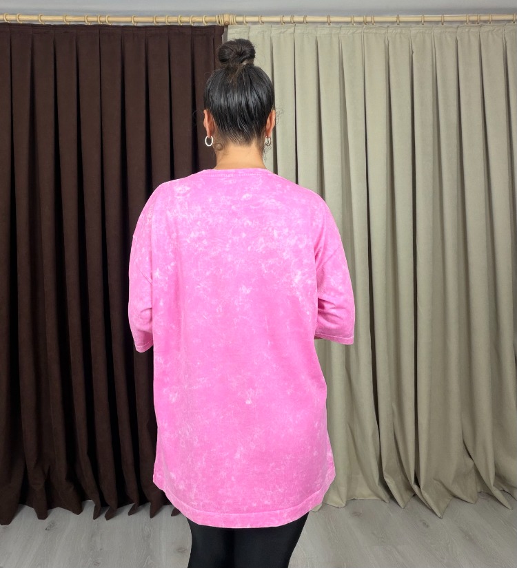 Rovin Miki T-Shirt Pembe