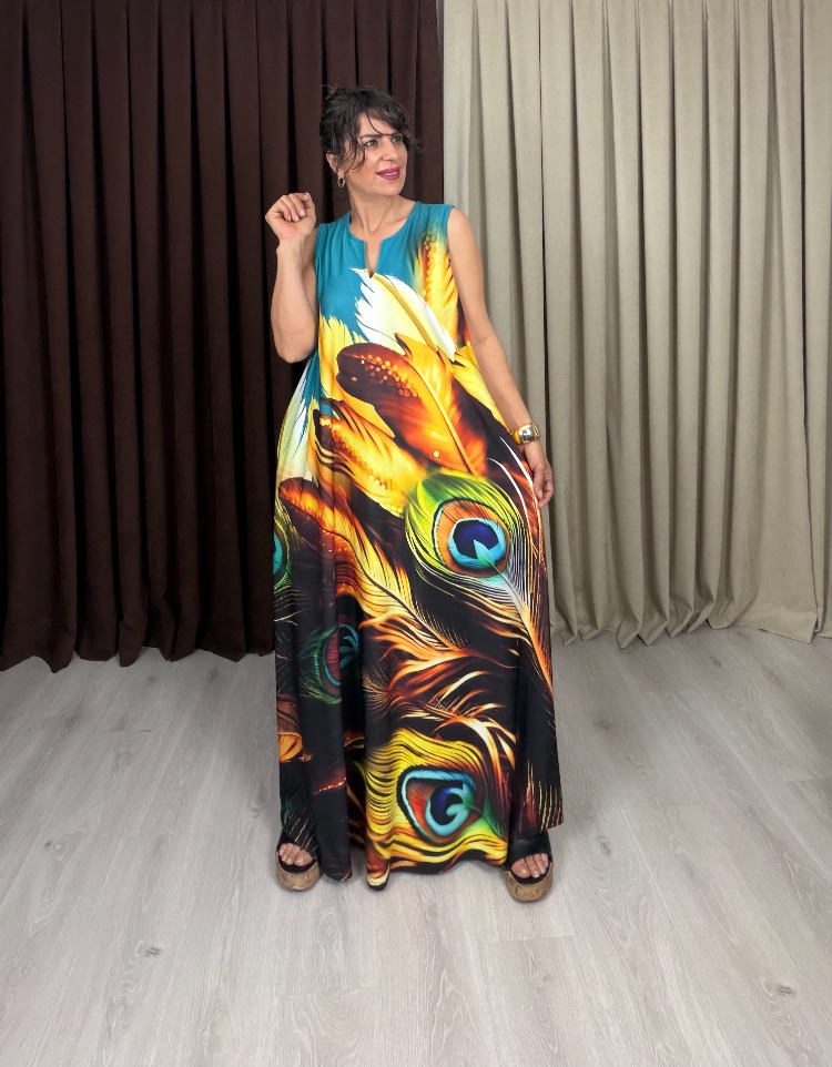 Amber Tasarım Elbise Sarı