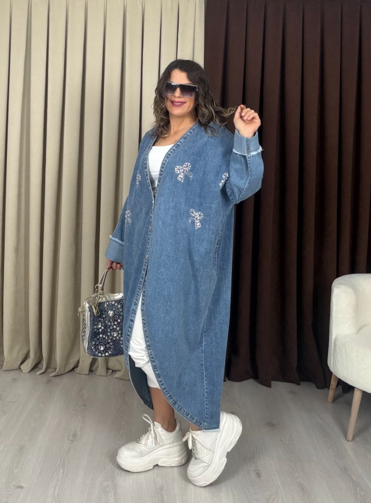 Dolares Fiyonk Denim Kap