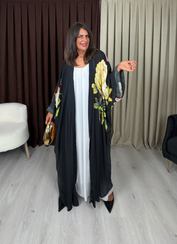 Safira Tasarım Kimono Ferida Siyah