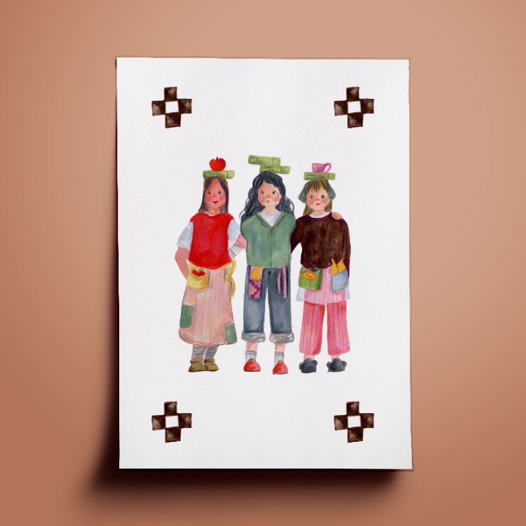 Hayali Kitap Kulübü | Pullu Çiçekli Taç