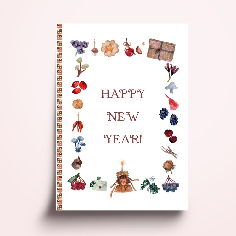 Kart Baskı | 'New Year Card Basic'