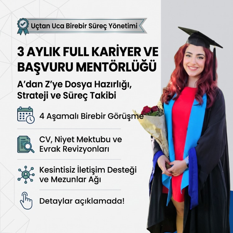 3 Aylık Full Kariyer ve Başvuru Mentörlüğü