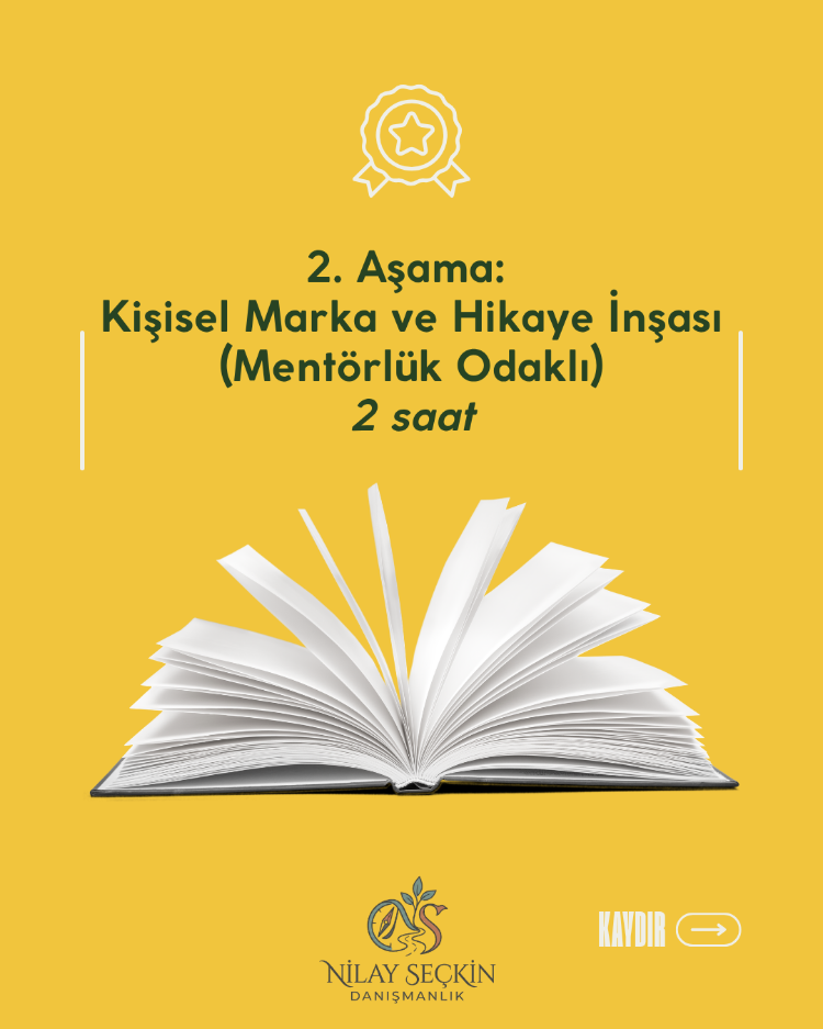 BAŞKA BİR KARİYER MÜMKÜN: 3 ADIMDA MARKALAŞMA PROGRAMI
