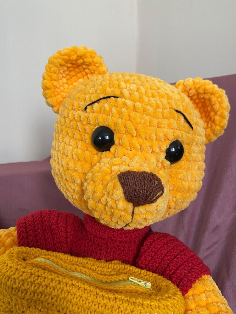 Peluş Winnie çanta - oyuncak