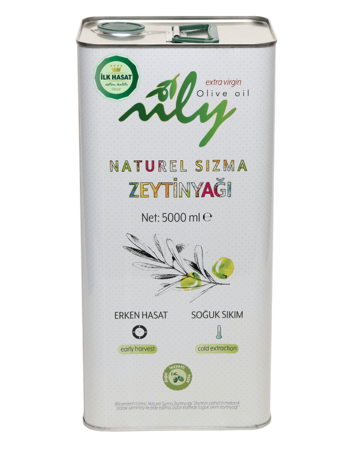 Nily Ilk Hasat Soğuk Sıkım Naturel Sızma Zeytinyağı (5L)