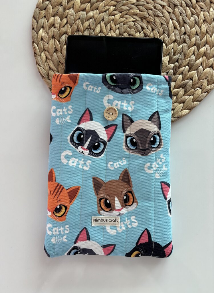 Kediler Kitap ve Tablet Çantası