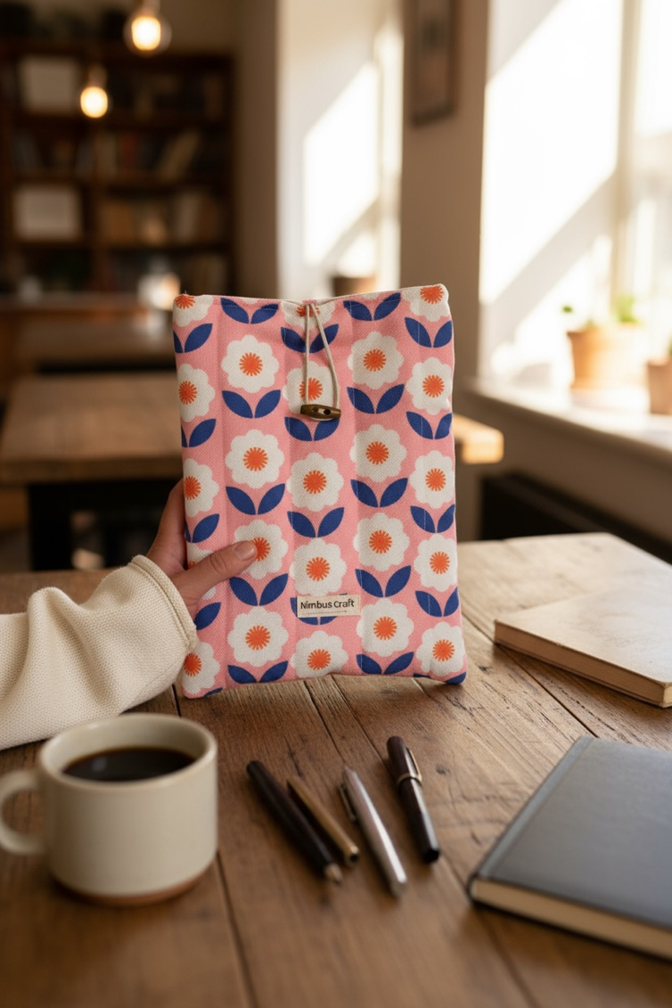 Floral Kitap ve Tablet Çantası