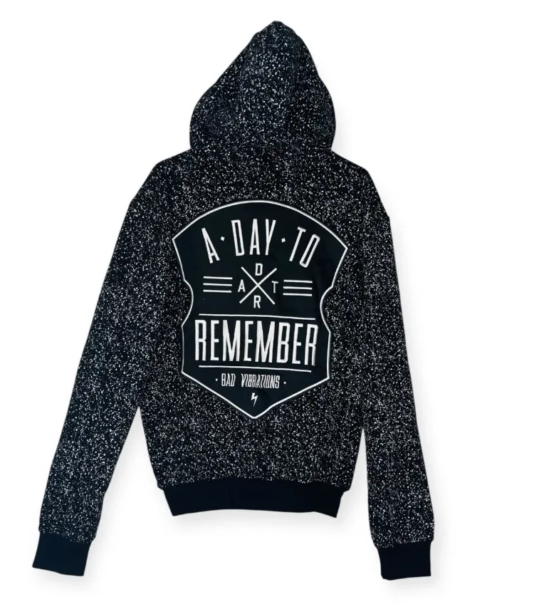 A Day To Remember - Bad Vibrations Tour Zip Up Hoodie