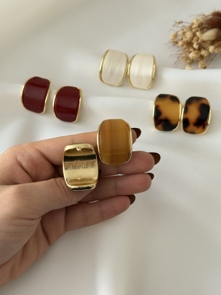 Oval küpe 