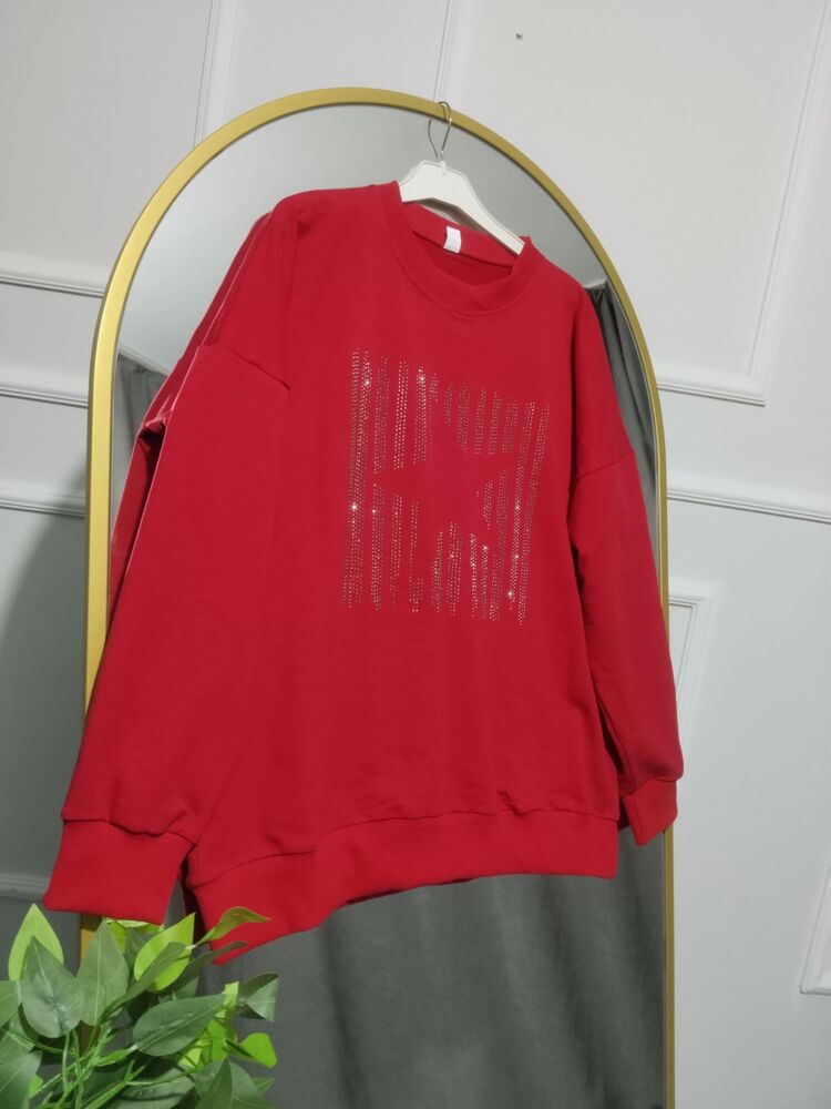 YILDIZ BASKILI SWEAT