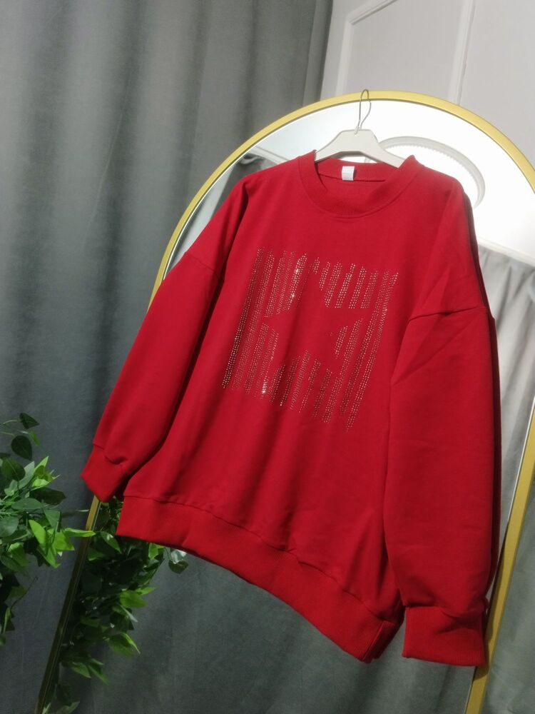 YILDIZ BASKILI SWEAT