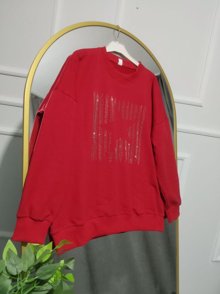 YILDIZ BASKILI SWEAT