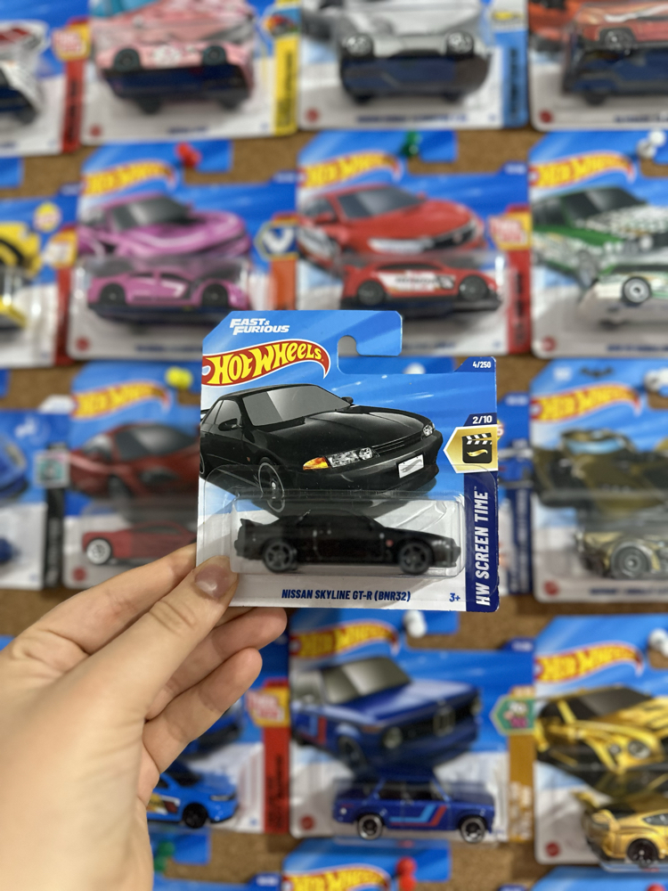 Hotwheels NISSAN SKYLİNE GTR (BNR33) Resimli Kişiye Özel