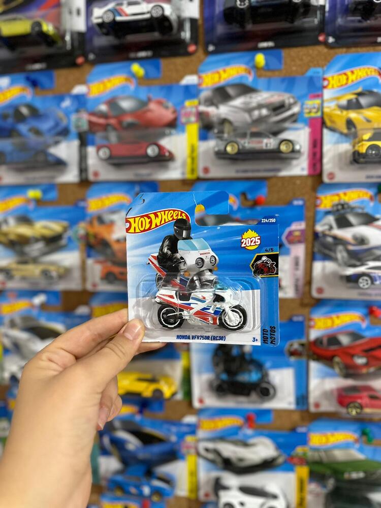 Hotwheels Motor HONDA VFRC30 CAFE Resimli Kişiye Özel